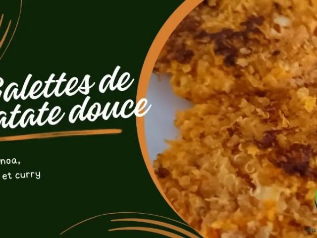 Galettes patates douces au quinoa