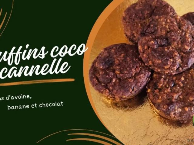 Muffins coco – cannelle diététiques